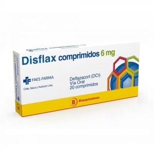 Disflax 6 mg 20 comprimidos